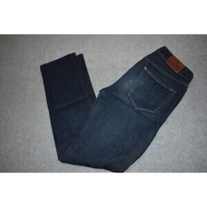 Madewell Jeans Womens Size 26 x 31 Rail Straight Fit Blue Cotton Blend